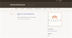 Desktop Screenshot of deesha.net.in